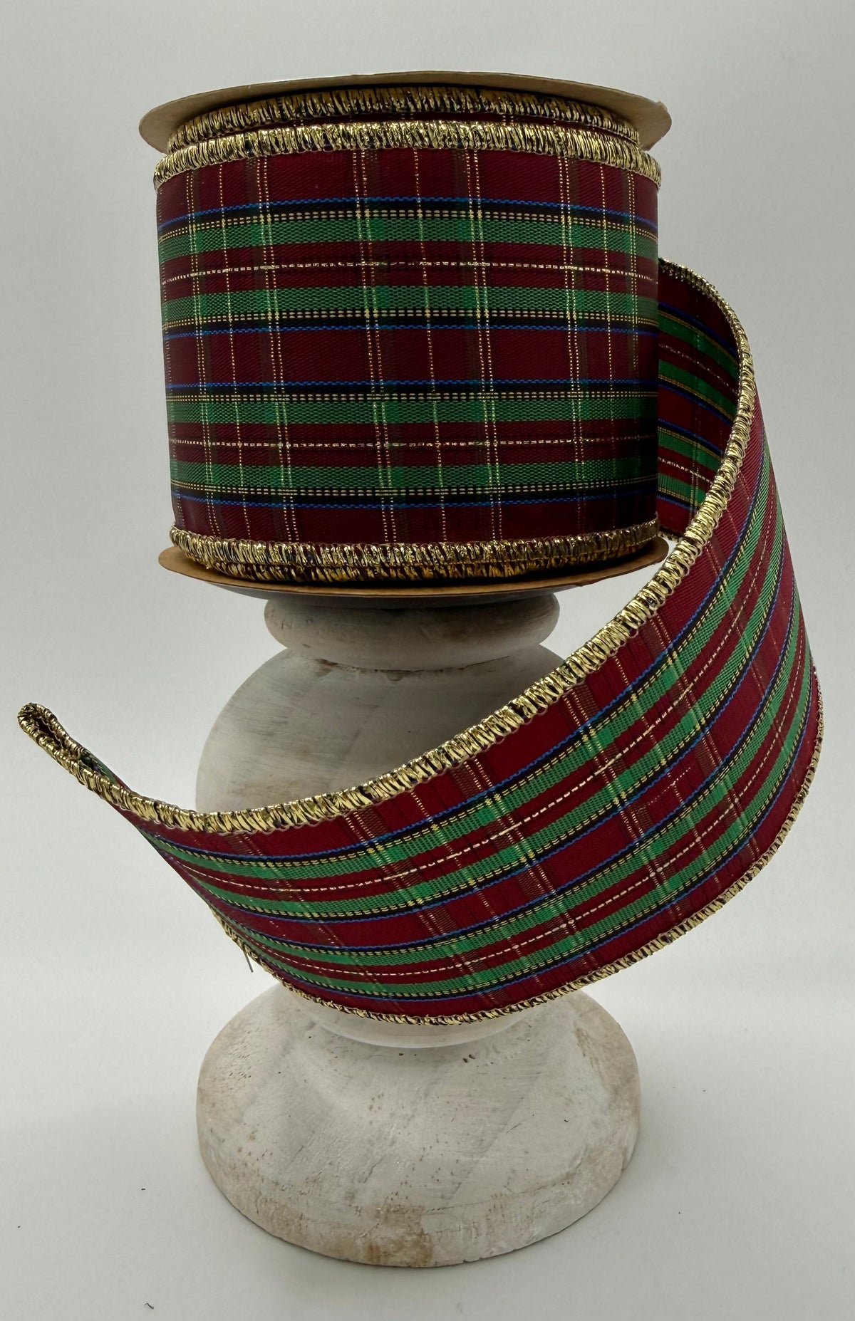 Reliant Ribbon McKenzie Plaid Wired Ribbon – 2.5" x 10 Yards